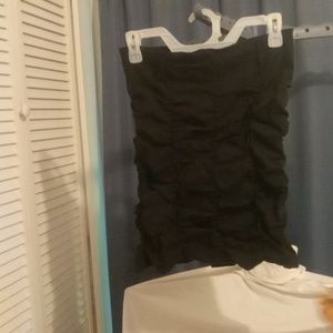 Black mini skirt size large "18 in length